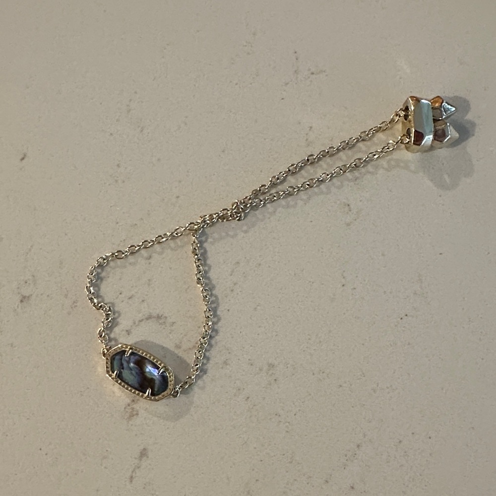 NWOT Kendra Scott Elaina Adjustable Bracelet in Gold